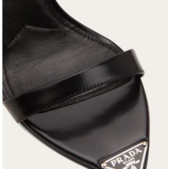 PRADA Leather Ankle-strap Sandals - Picture 3 of 6